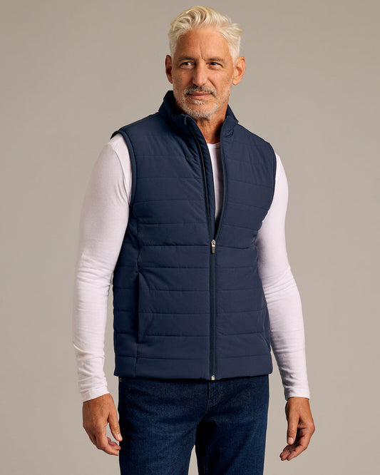 Navy Puffer Vest 2.0