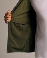 Olive Tech Windbreaker