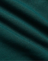 Womens Deep Emerald Slouch Pullover Crew