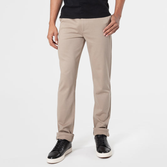 Khaki Comfort Chino Pants