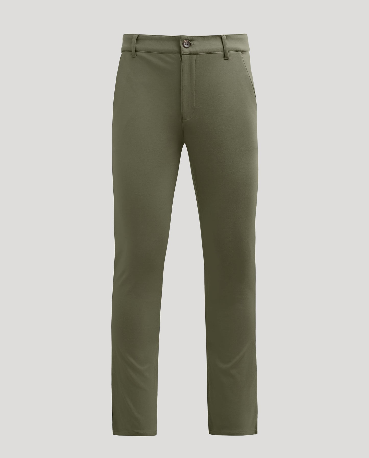 Military Green Slim Comfort Knit Chino Pant