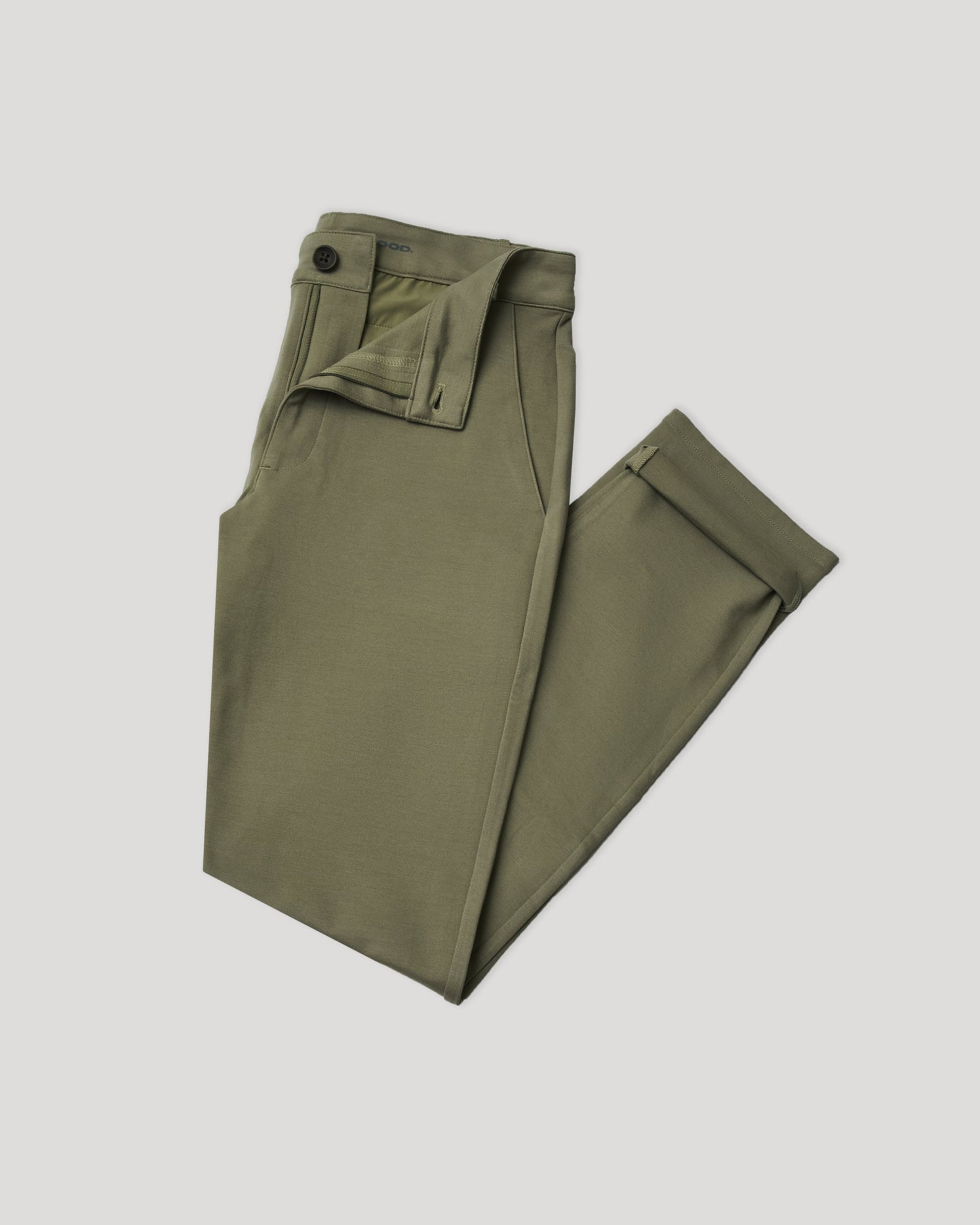 Military Green Slim Comfort Knit Chino Pant