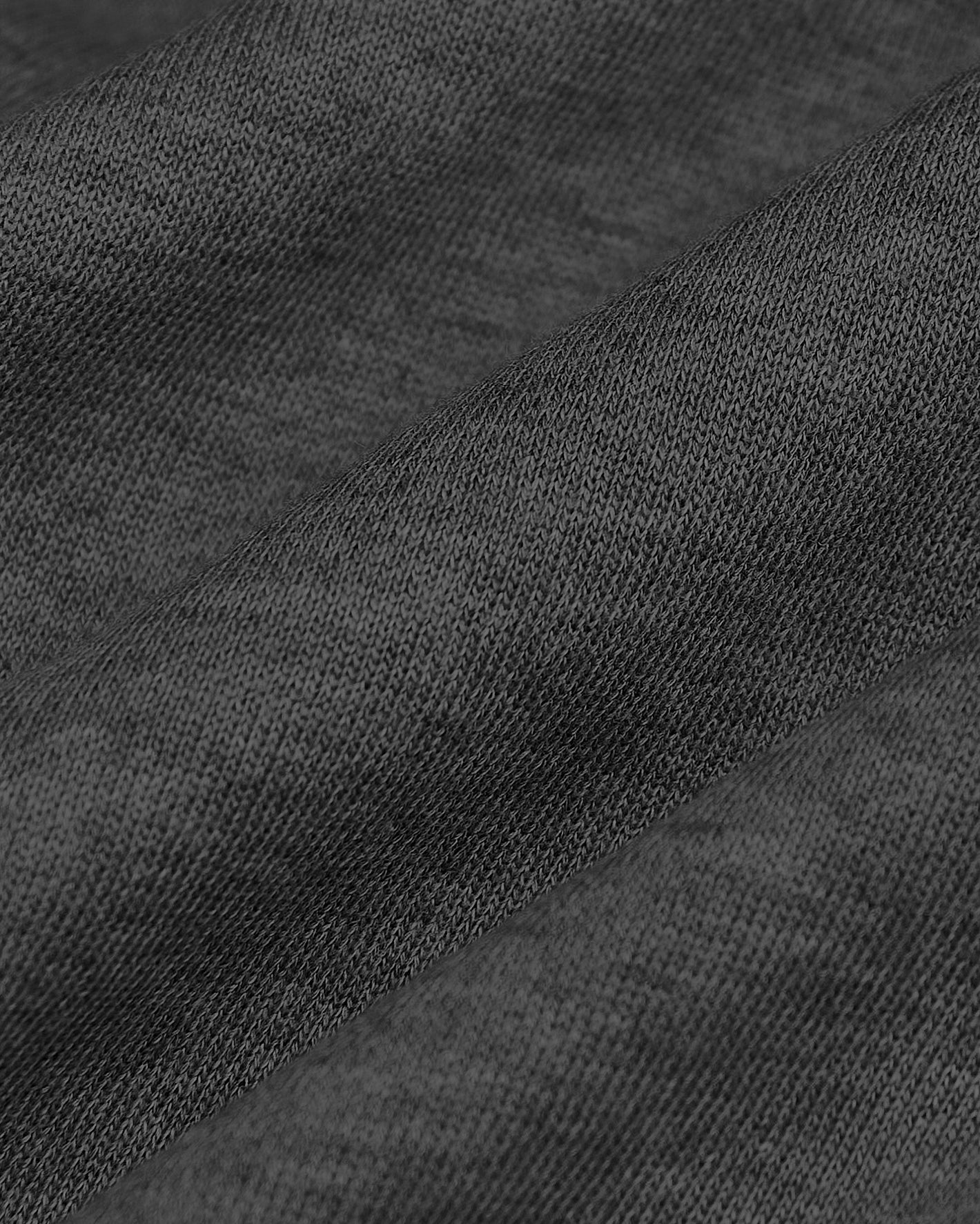 Charcoal Heather Gray Fleece French Terry Zip Hoodie