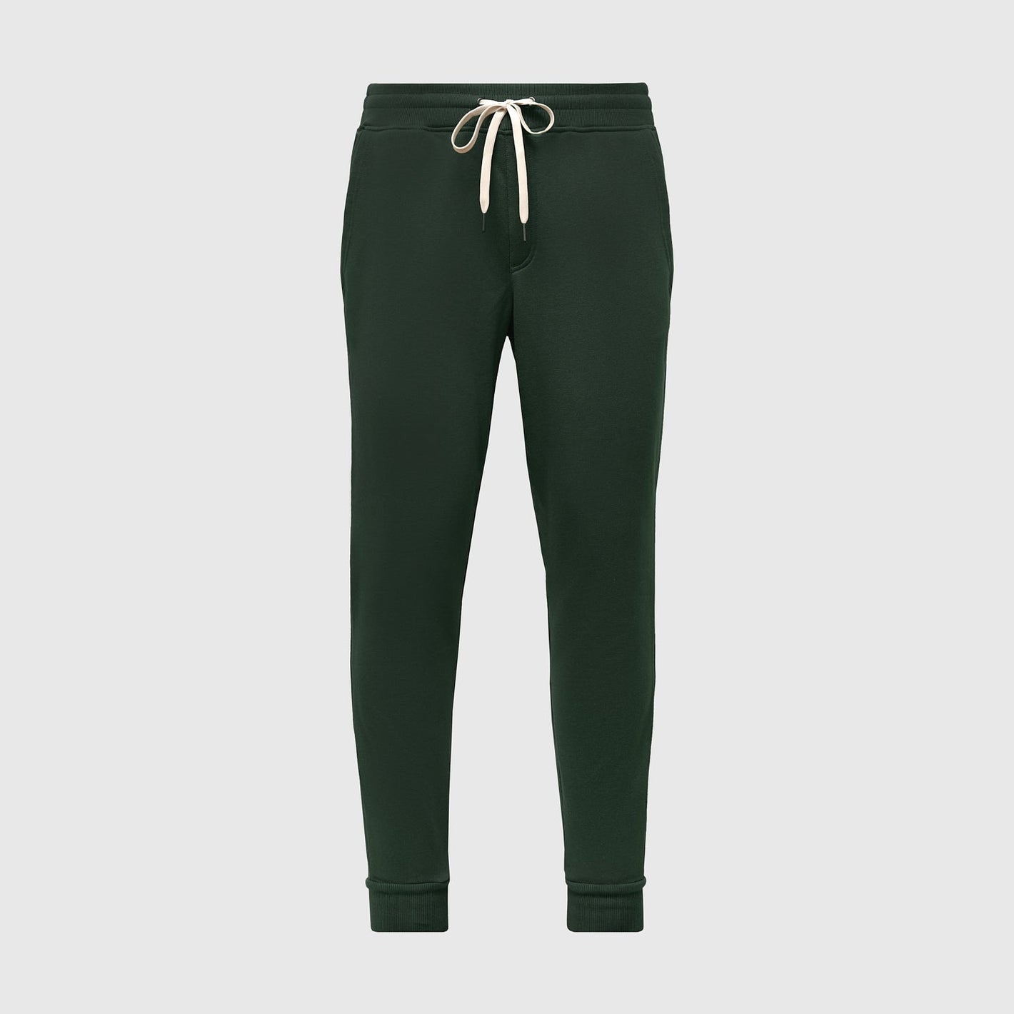 Hunter Green Fleece French Terry Joggers