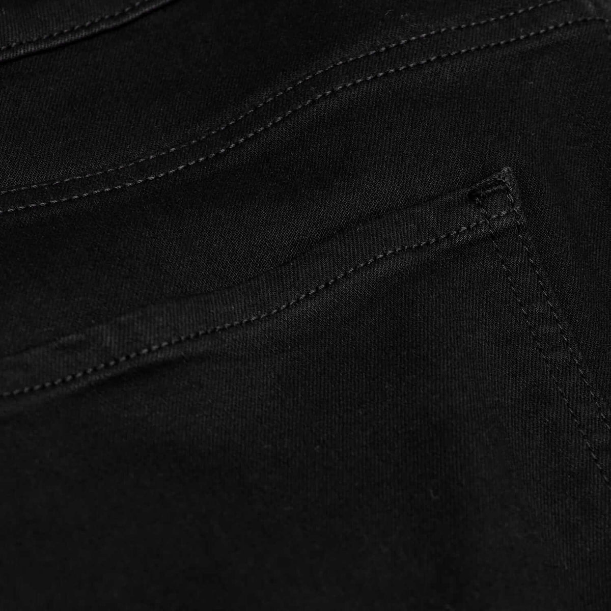 Black Wash Straight Comfort Stretch Jeans