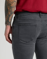 Gray Wash Straight Comfort Stretch Jeans