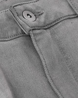 Medium Gray Wash Straight Comfort Stretch Jeans