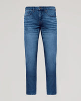 Medium Indigo Wash Slim Authentic Denim Jeans