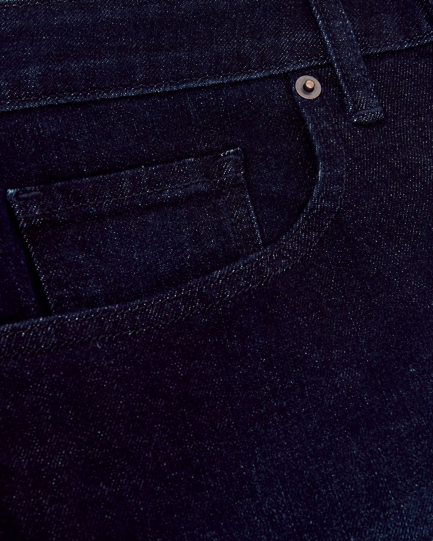 Indigo Rinse Straight Authentic Denim Jeans