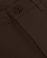 Dark Oak Straight Twill Chino Pant
