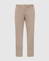 Khaki Straight Twill Chino Pant