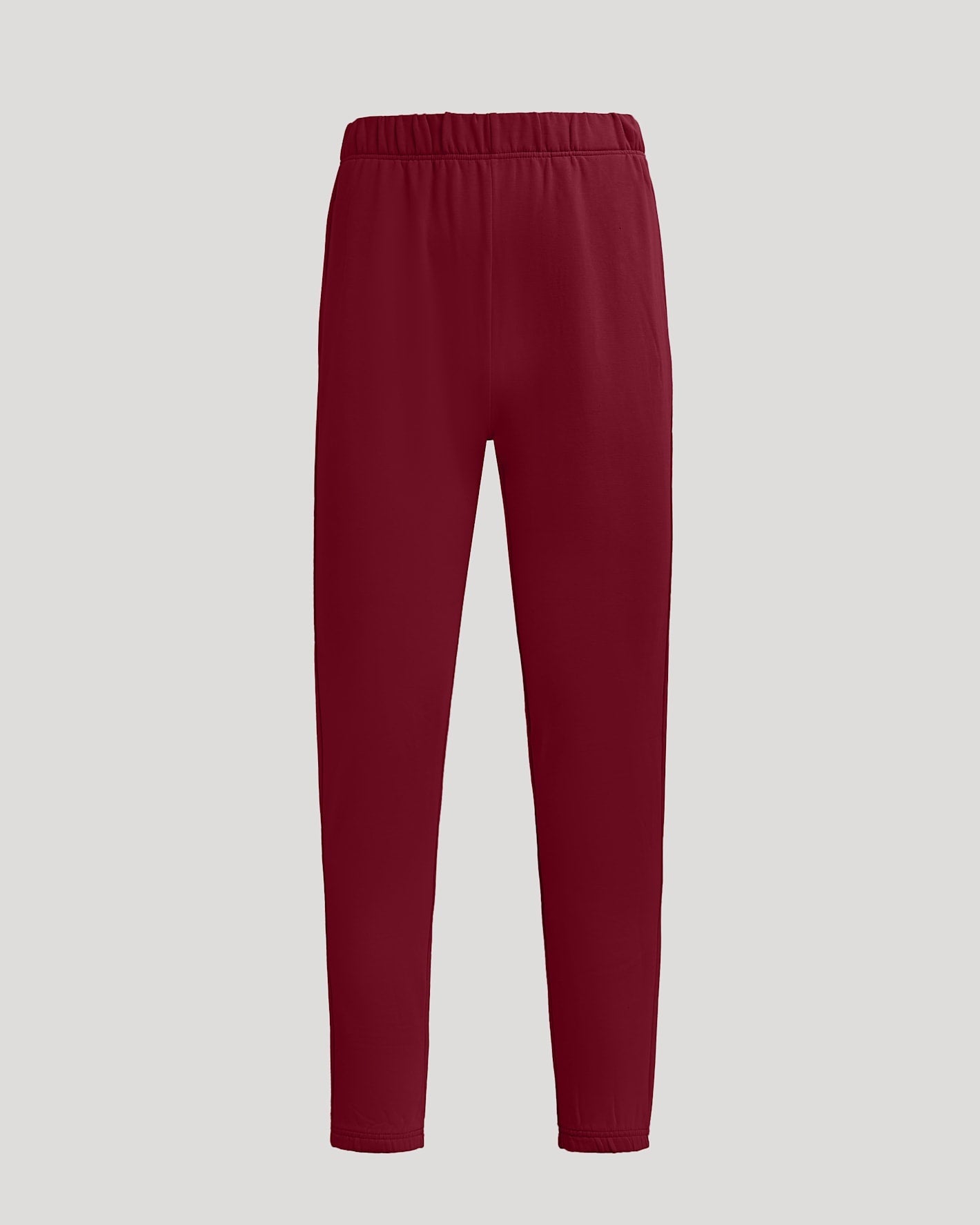 Womens Dark Maroon Relaxed Joggers