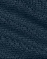 Womens Navy Waffle Wide Leg Pants