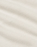 Womens Oatmeal Waffle Wide Leg Pants