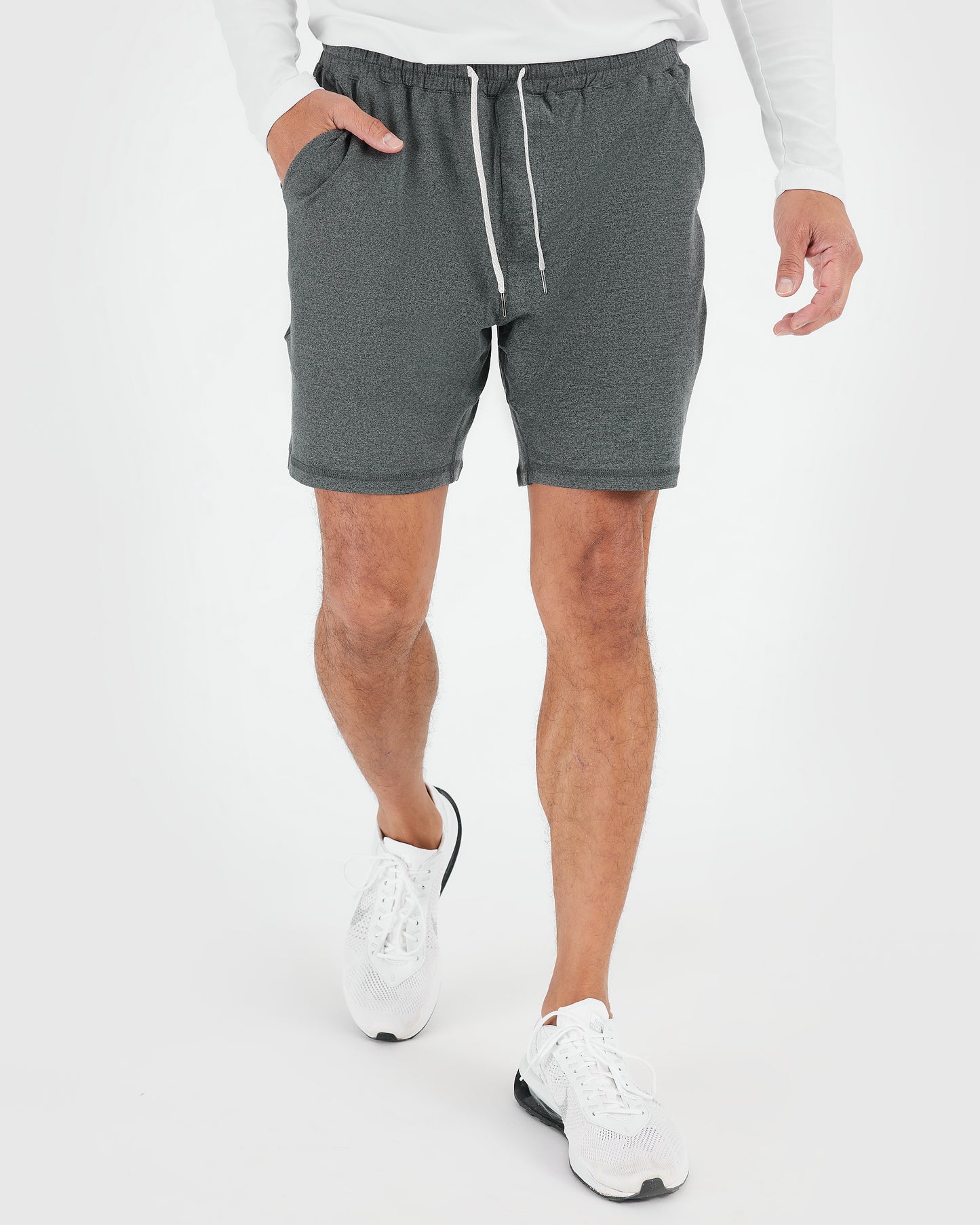 Charcoal Heather Gray Active Comfort Short