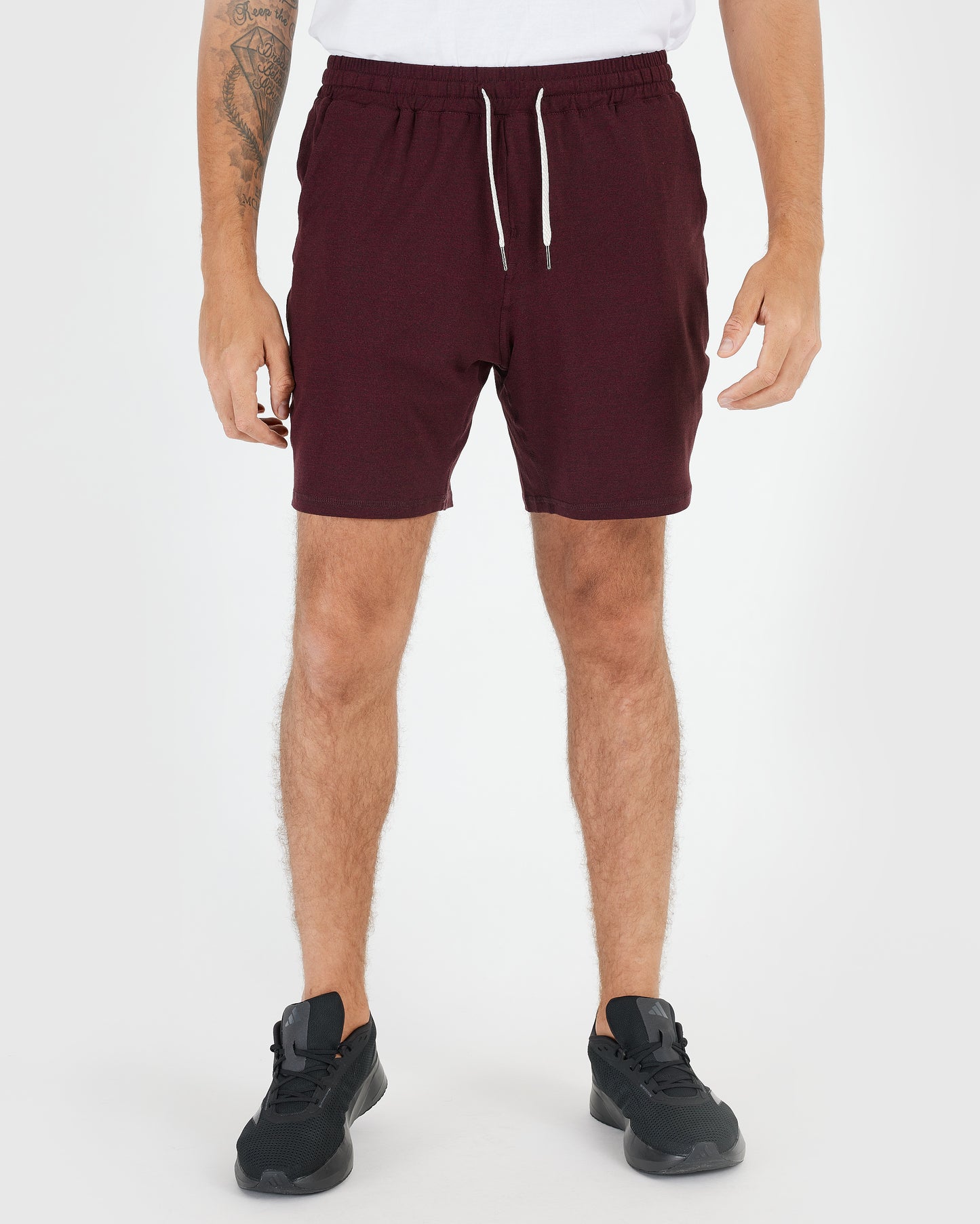 Dark Heather Burgundy Active Comfort Short