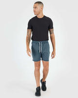 Dark Heather Indigo Active Comfort Shorts