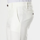 9" Ivory Comfort Knit Chino Shorts