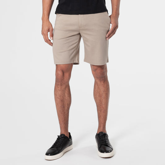 9" Khaki Comfort Chino Short