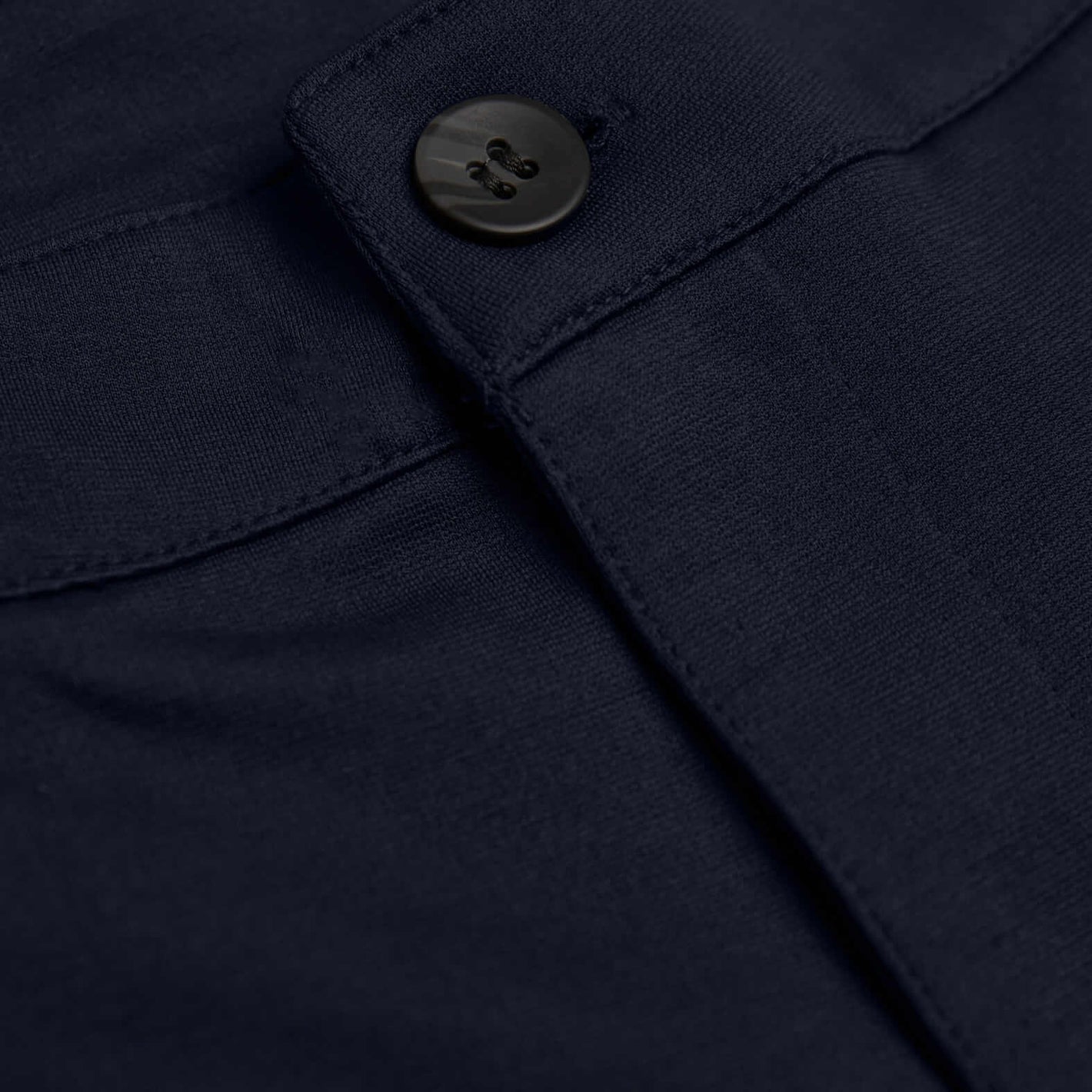 9" Navy Comfort Knit Chino Shorts
