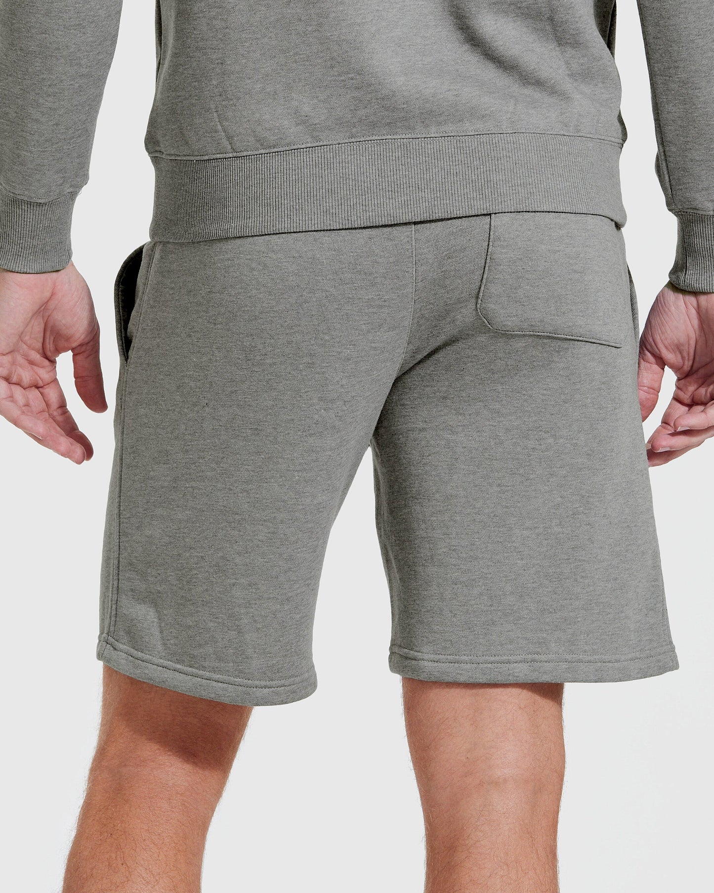 Medium Heather Gray Fleece French Terry Shorts