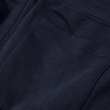 Navy Fleece French Terry Shorts