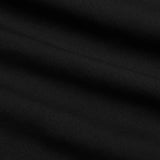 7" Black Comfort Knit Chino Shorts