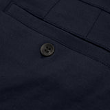 7" Navy Comfort Knit Chino Shorts