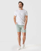 7" Slate Green Comfort Knit Chino Shorts