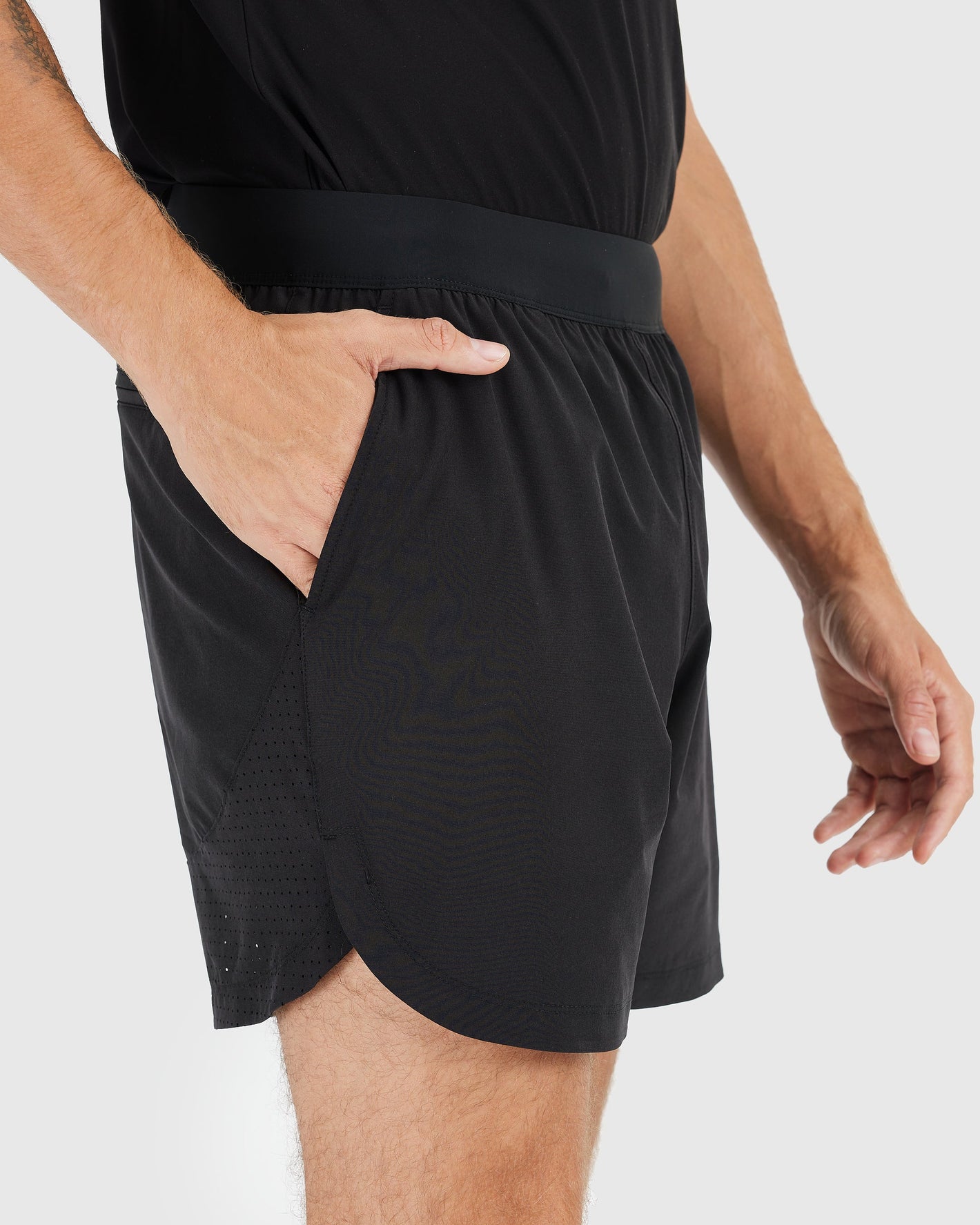 7" Black Active Training Shorts 2.0