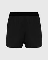 7" Black Active Training Shorts