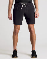 9" Black Active Quick Dry Shorts