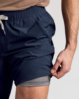 Navy 9" Active Quick Dry Shorts