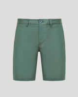 9" Moss Linen Shorts