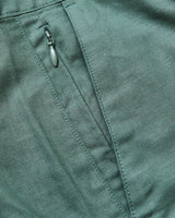 9" Moss Linen Shorts