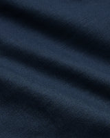 9" Navy Linen Shorts