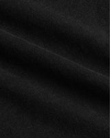 Boys' Black Classic Long Sleeve Curved Hem Crew