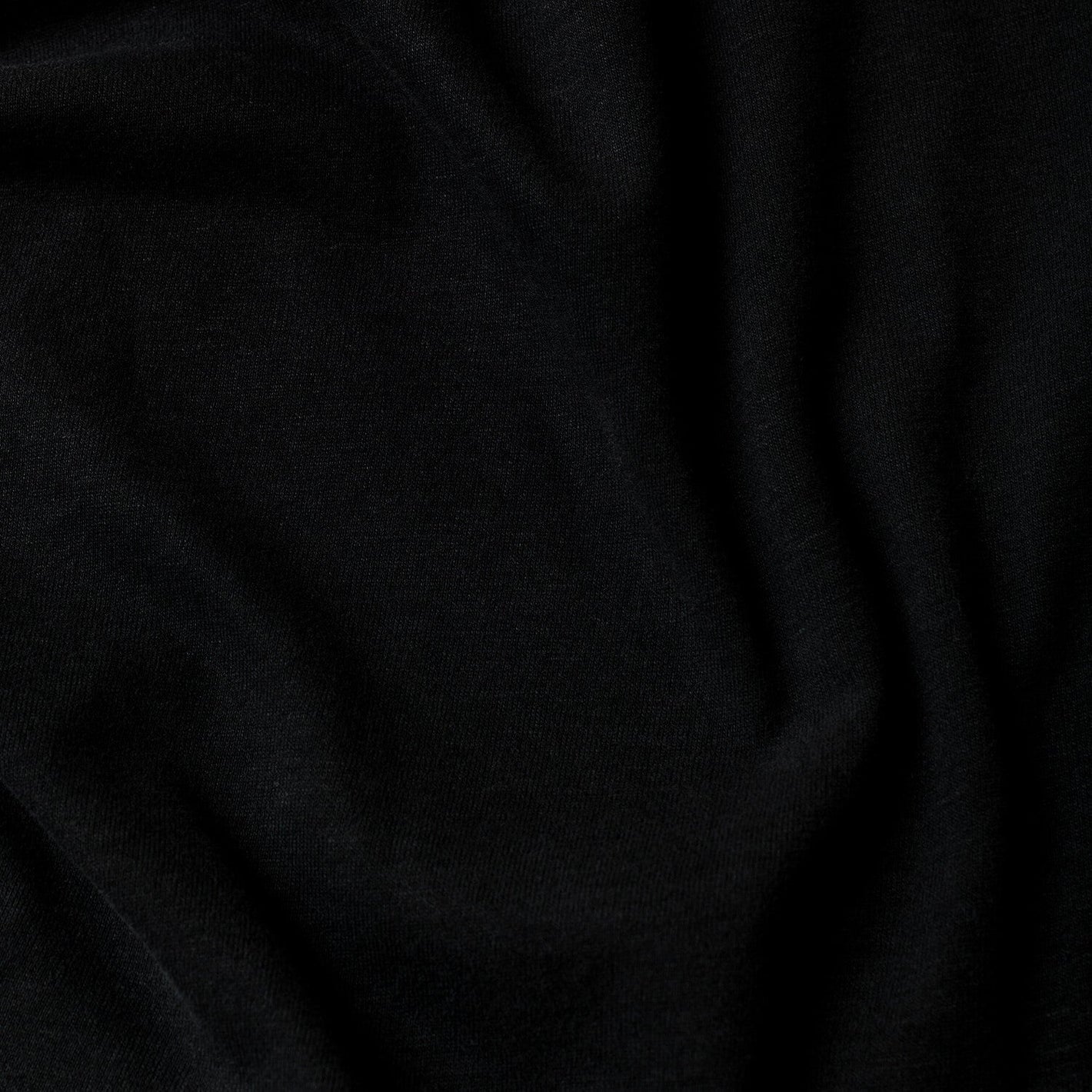 Black Tall Round Hem Crew Neck T-Shirt