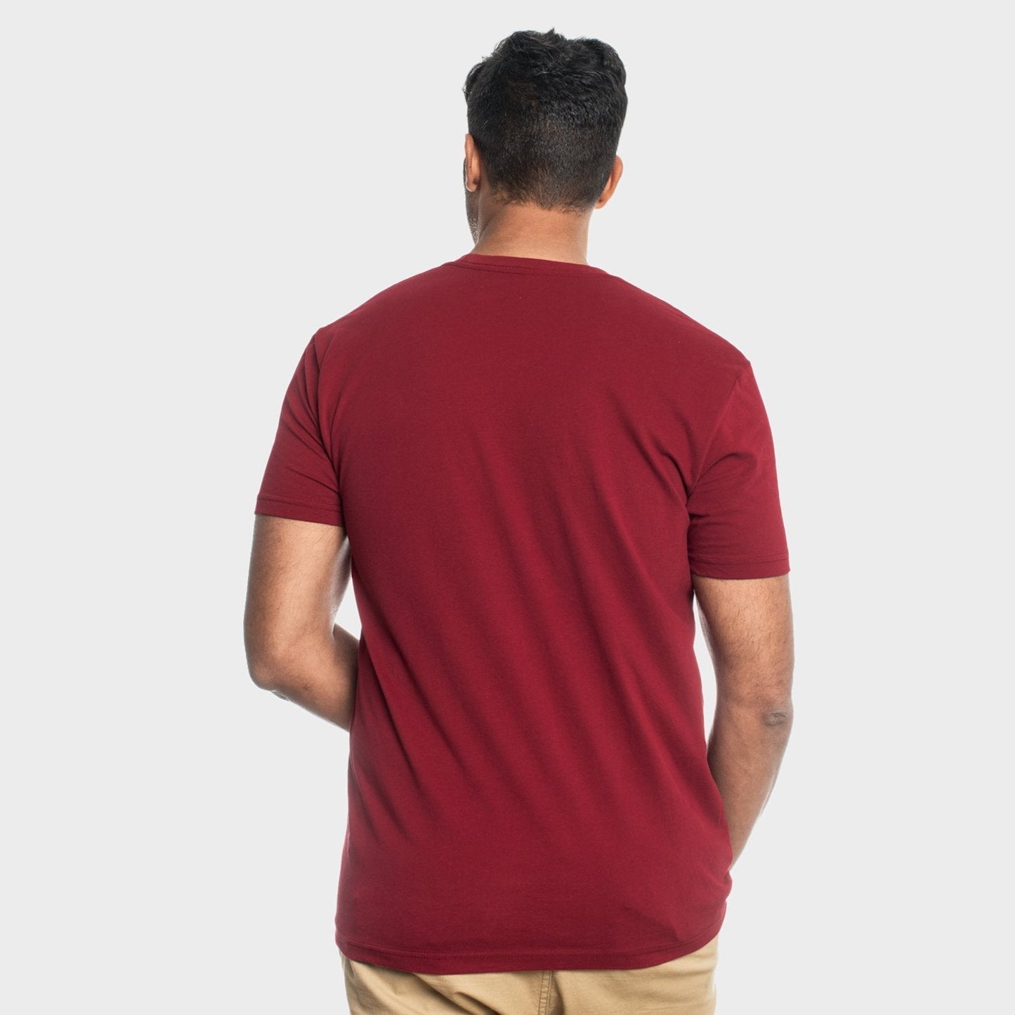 Cardinal Red Short Sleeve Crew Neck Tee
