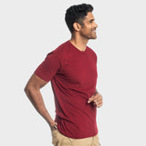 Cardinal Red Short Sleeve Crew Neck Tee