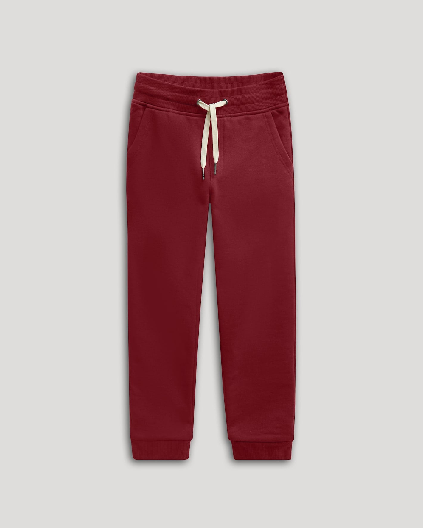 Boys' Dark Maroon Fleece Jogger