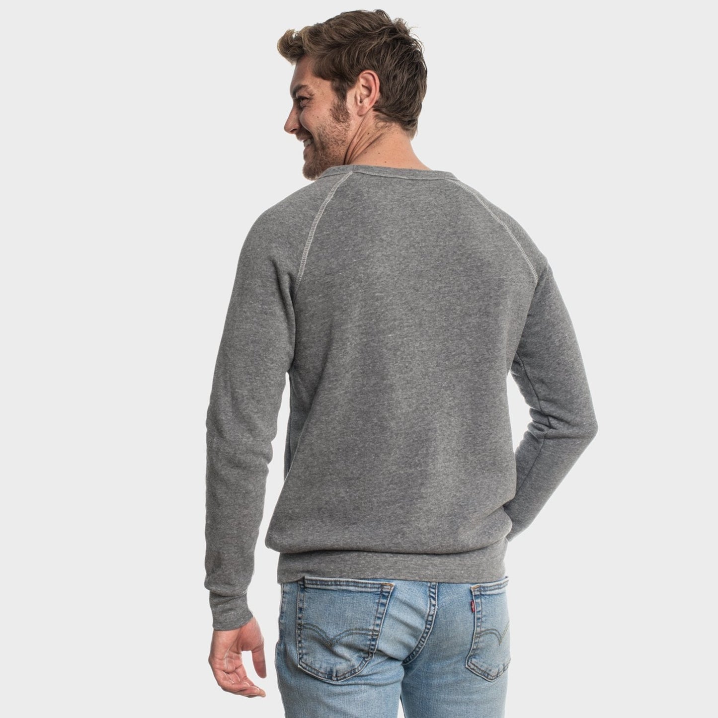 Gray Fleece Pull Over Sweatshirt