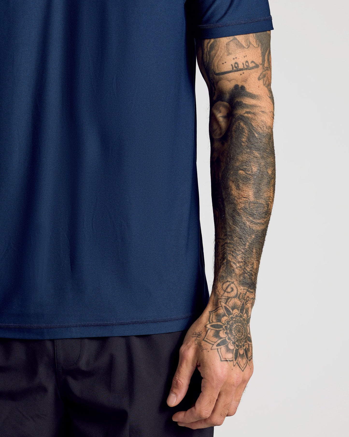 Navy Active Short Sleeve Polo