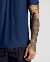 Navy Active Short Sleeve Polo