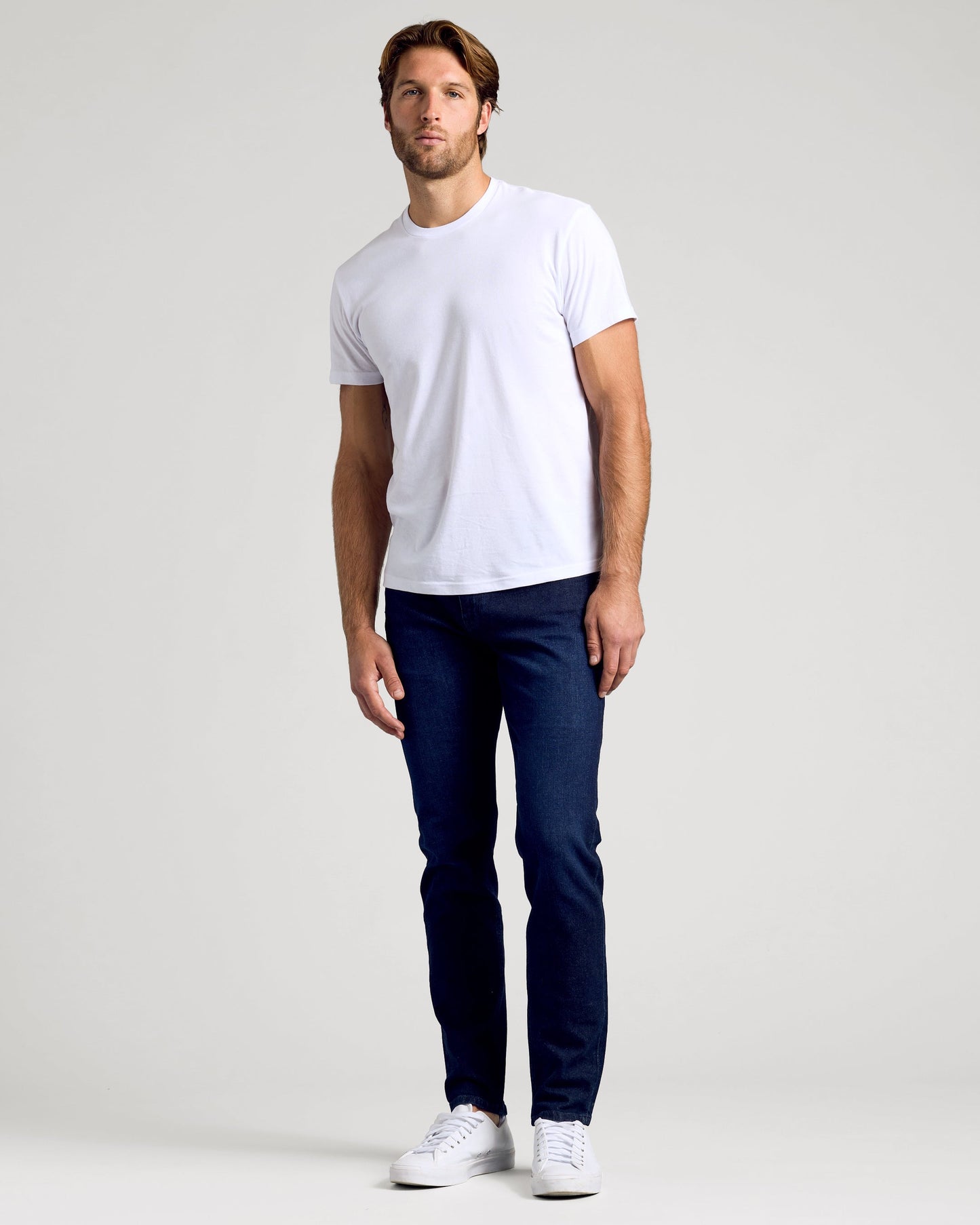Indigo Rinse Slim Authentic Denim Jeans