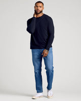 Black Classic Long Sleeve Crew Neck