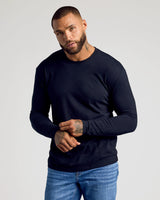 Black Classic Long Sleeve Crew Neck