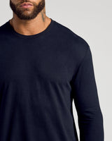 Black Classic Long Sleeve Crew Neck