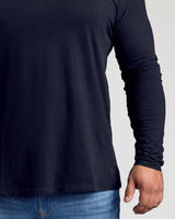 Black Classic Long Sleeve Crew Neck