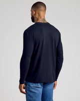Black Classic Long Sleeve Crew Neck